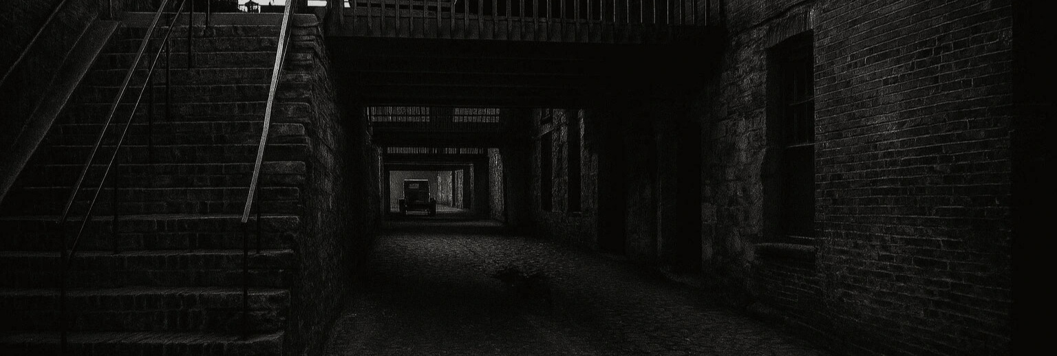 Dark Alley in Savannah GA